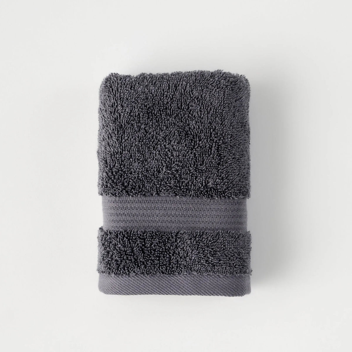 Dorita Cotton Hand Towel - Dark Gray
