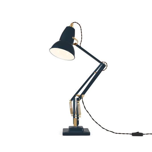Anglepoise Original 1227™ Brass Desk Lamp Ink Blue – Repair Guarantee
