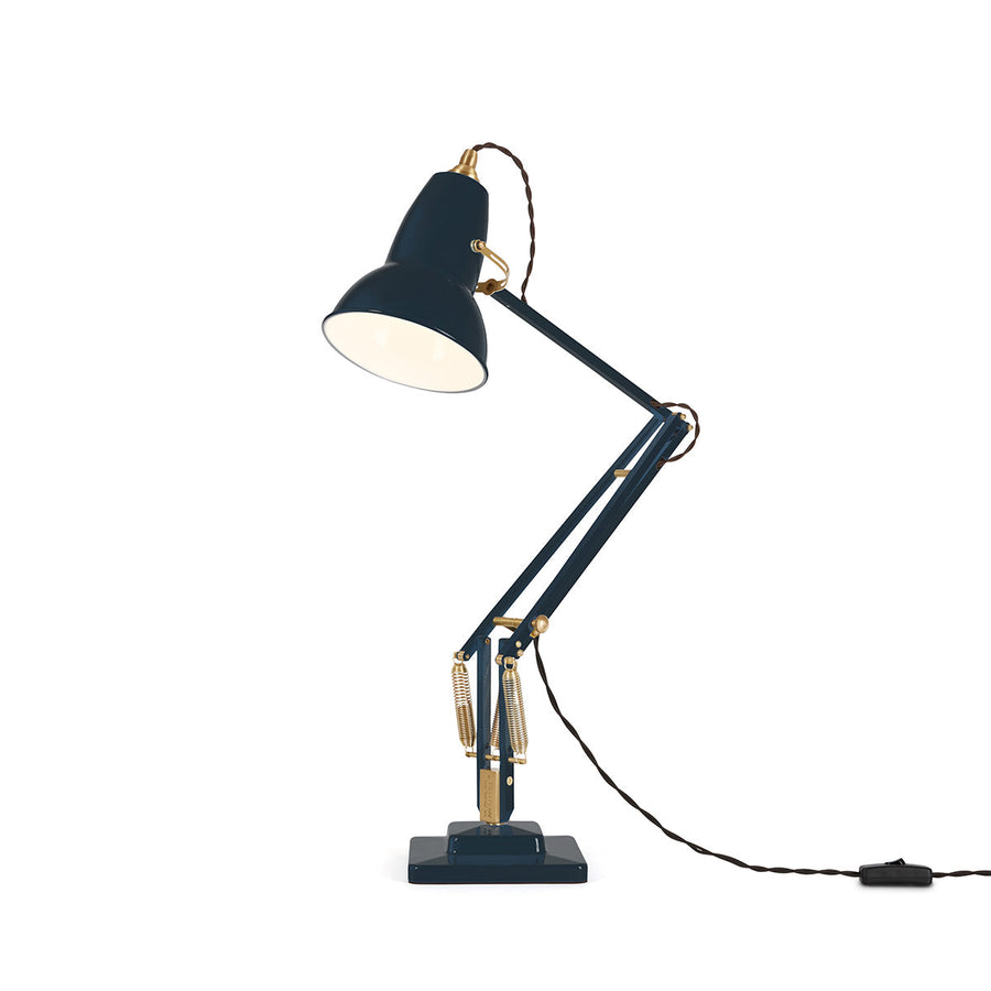 Anglepoise Original 1227™ Brass Desk Lamp Ink Blue – Repair Guarantee