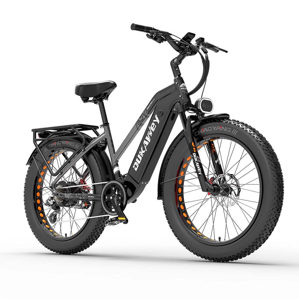 Dukawey DM530 Plus 1000W 26-Inch Fat Tire All-Terrain Electric Bike with 52V 20Ah 1040Wh Battery