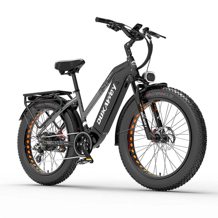 Dukawey DM530 Plus 1000W 26-Inch Fat Tire All-Terrain Electric Bike with 52V 20Ah 1040Wh Battery