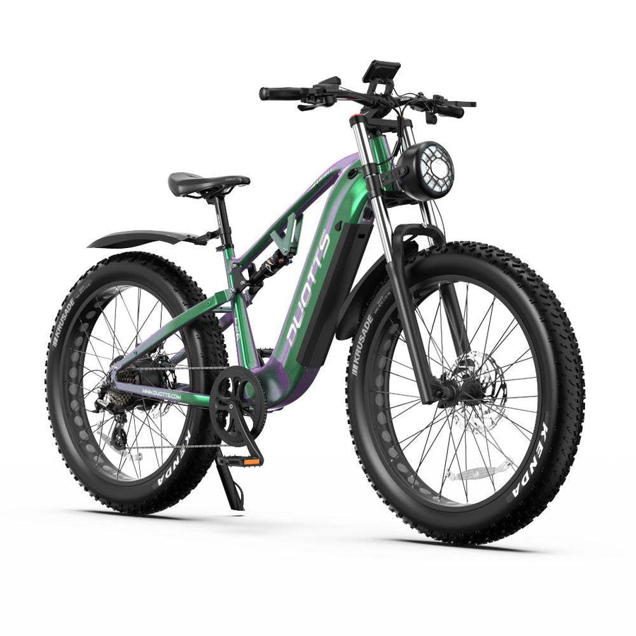DUOTTS E26 750W Bafang Motor 26-Inch Fat Tire Electric Mountain Bike with 960Wh Battery and Full Suspension