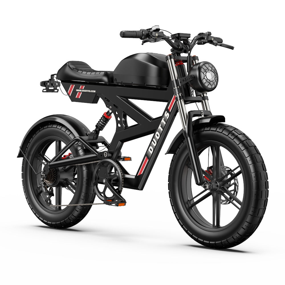DUOTTS F20 750W 20-Inch Fat Tire Electric Mountain Bike with 52V 27Ah 1404Wh Long-Range Battery