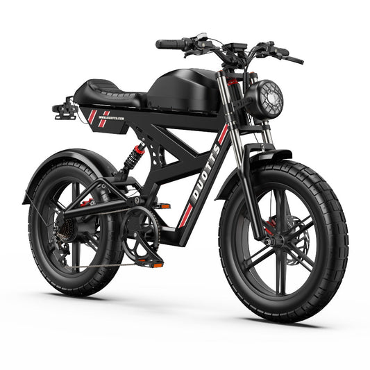 DUOTTS F20 750W 20-Inch Fat Tire Electric Mountain Bike with 52V 27Ah 1404Wh Long-Range Battery