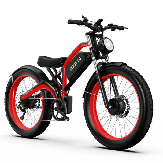 DUOTTS N26 Dual Motor 1500W 26-Inch Fat Tire Electric Mountain Bike with 48V 20Ah Battery