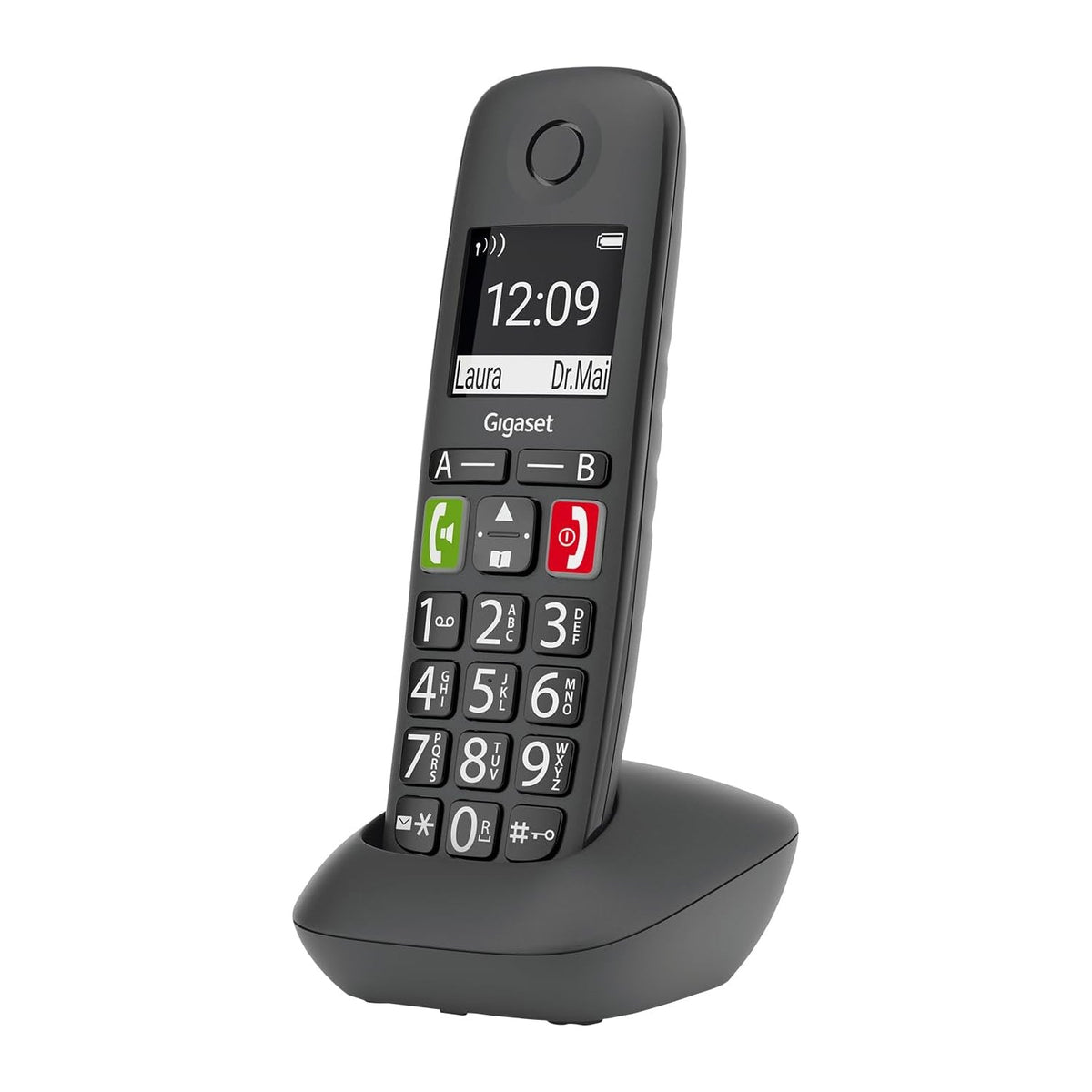 Gigaset E294 Big Button Cordless Phone, Single Handset