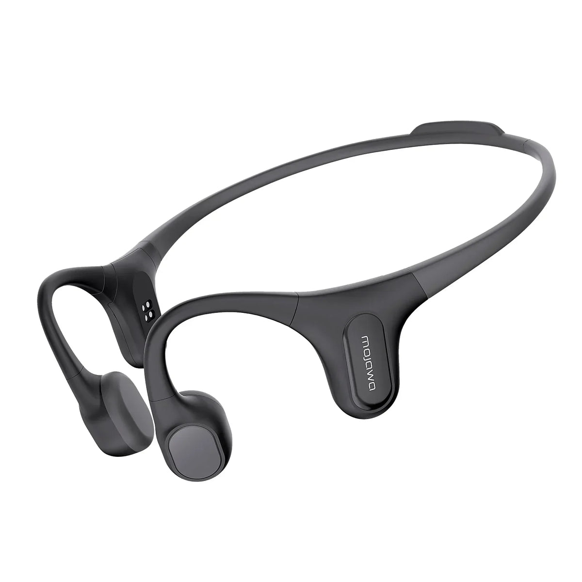 Run Plus Open-Ear Bone Conduction Headphones - IP68 Waterproof Marathon Running & Swimming - 2025 Version(Standard ) / Black