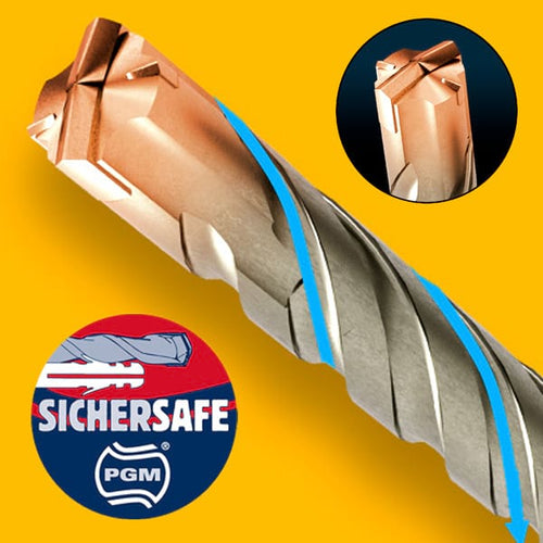 5x Bohrer SDS Plus Schaft - Ø:7 mm - GL: 260 mm