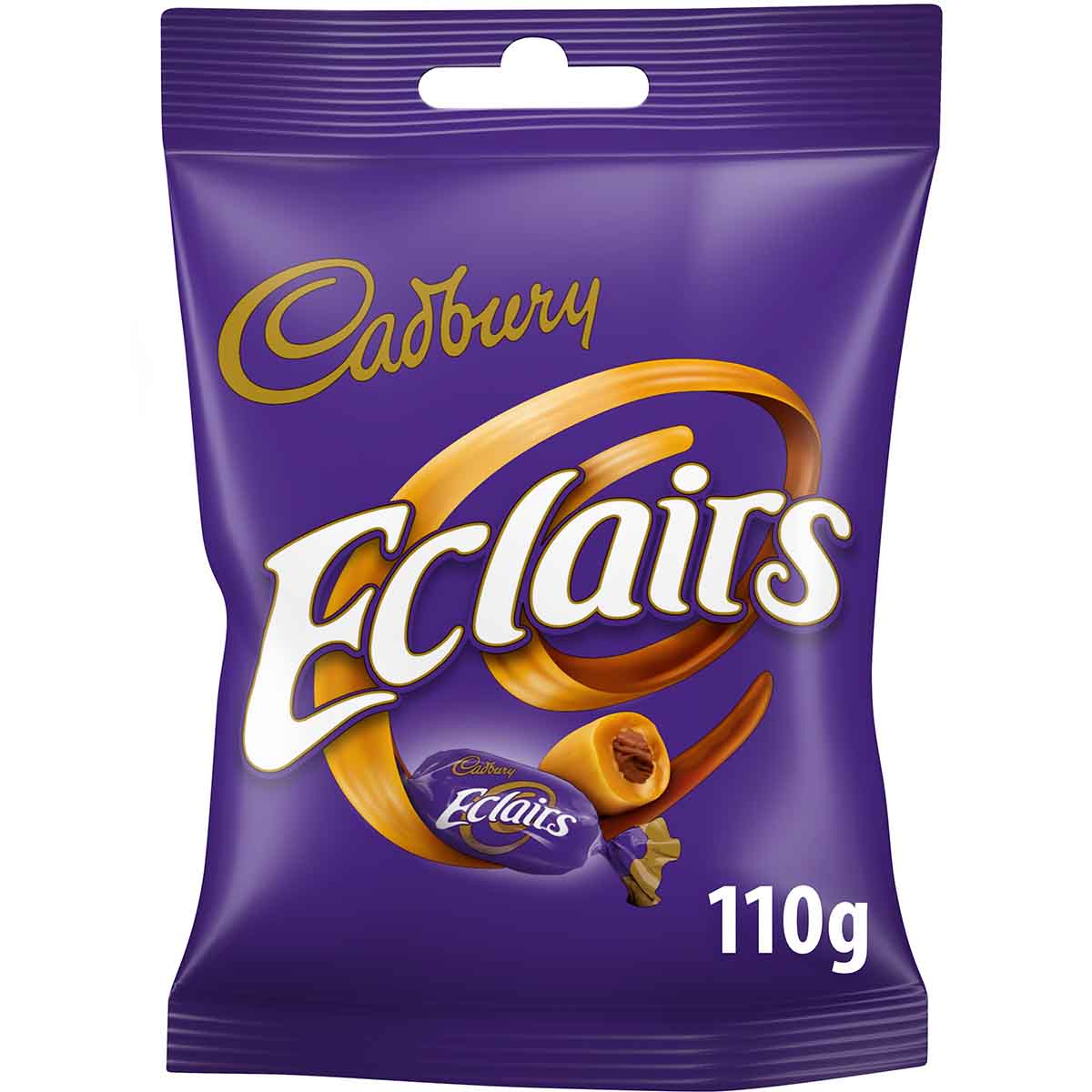 Cadbury Chocolate Eclairs Toffee & Chocolate 110g Bag