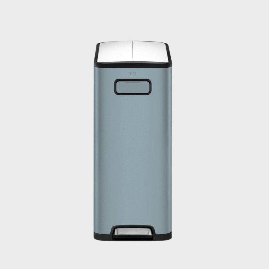 EKO Ecofly Recycling Bin, 20+20L Titanium Blue