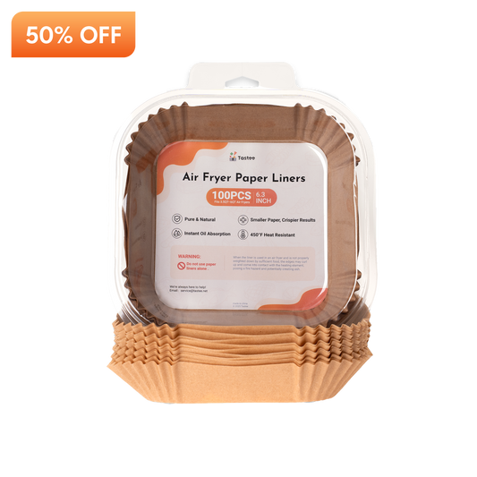 Tastee Air Fryer Paper Liners (6.3-Inch)