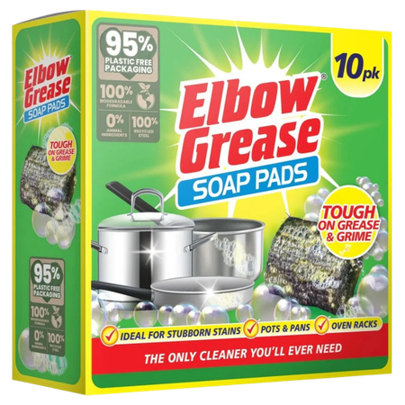 Elbow Grease Heavy Duty Cleaning Soap Pads - 10 pcs
