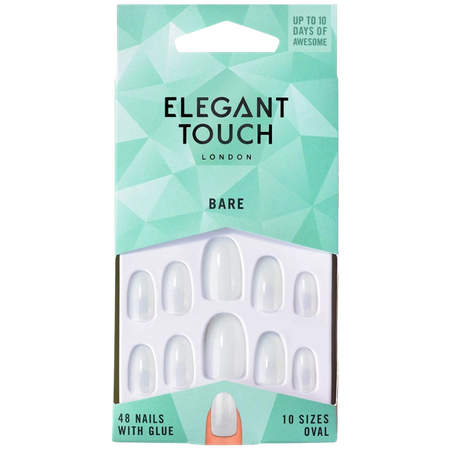 Elegant Touch Bare Oval False Nails - 48 pcs