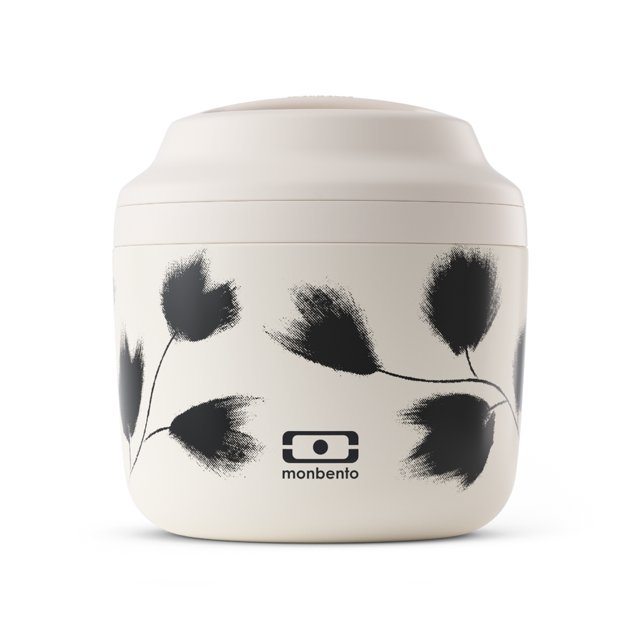 Die isotherm lunchbox - monbento MB Element graphic Plume
