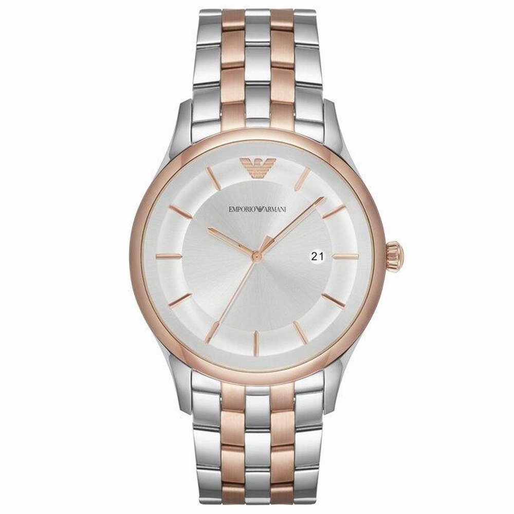Emporio Armani AR11044 Lambda Silver Dial Men's Watch