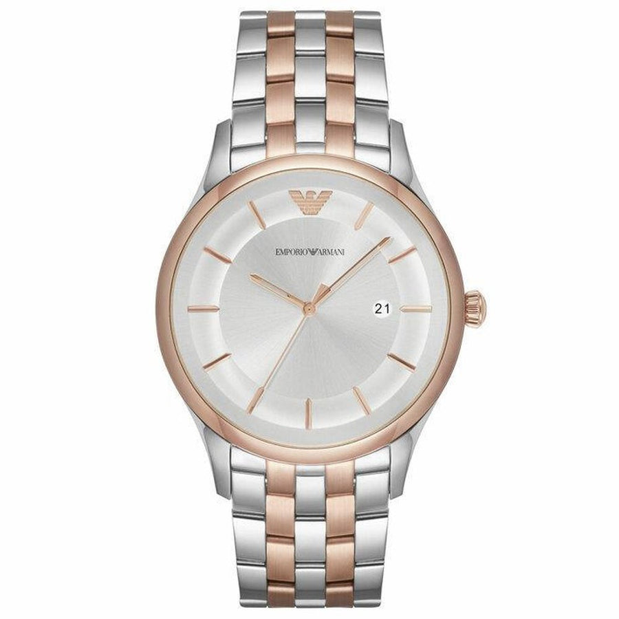 Emporio Armani AR11044 Lambda Silver Dial Men's Watch