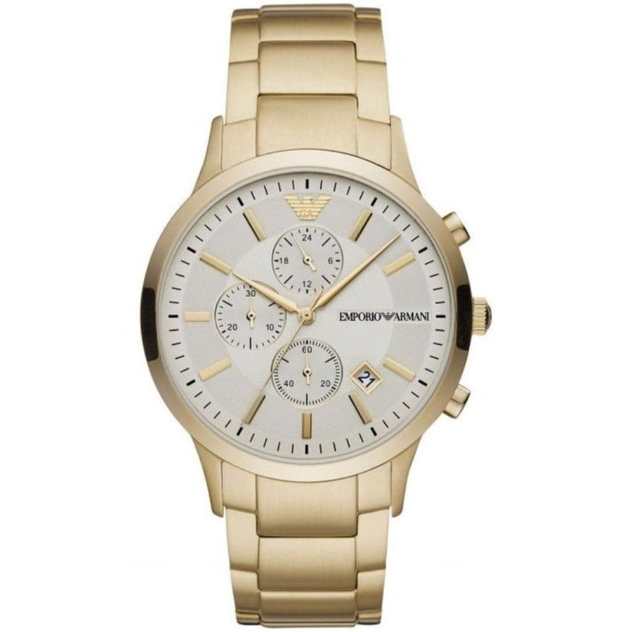 Emporio Armani AR11332 Chronograph Men's Watch Renato Gold
