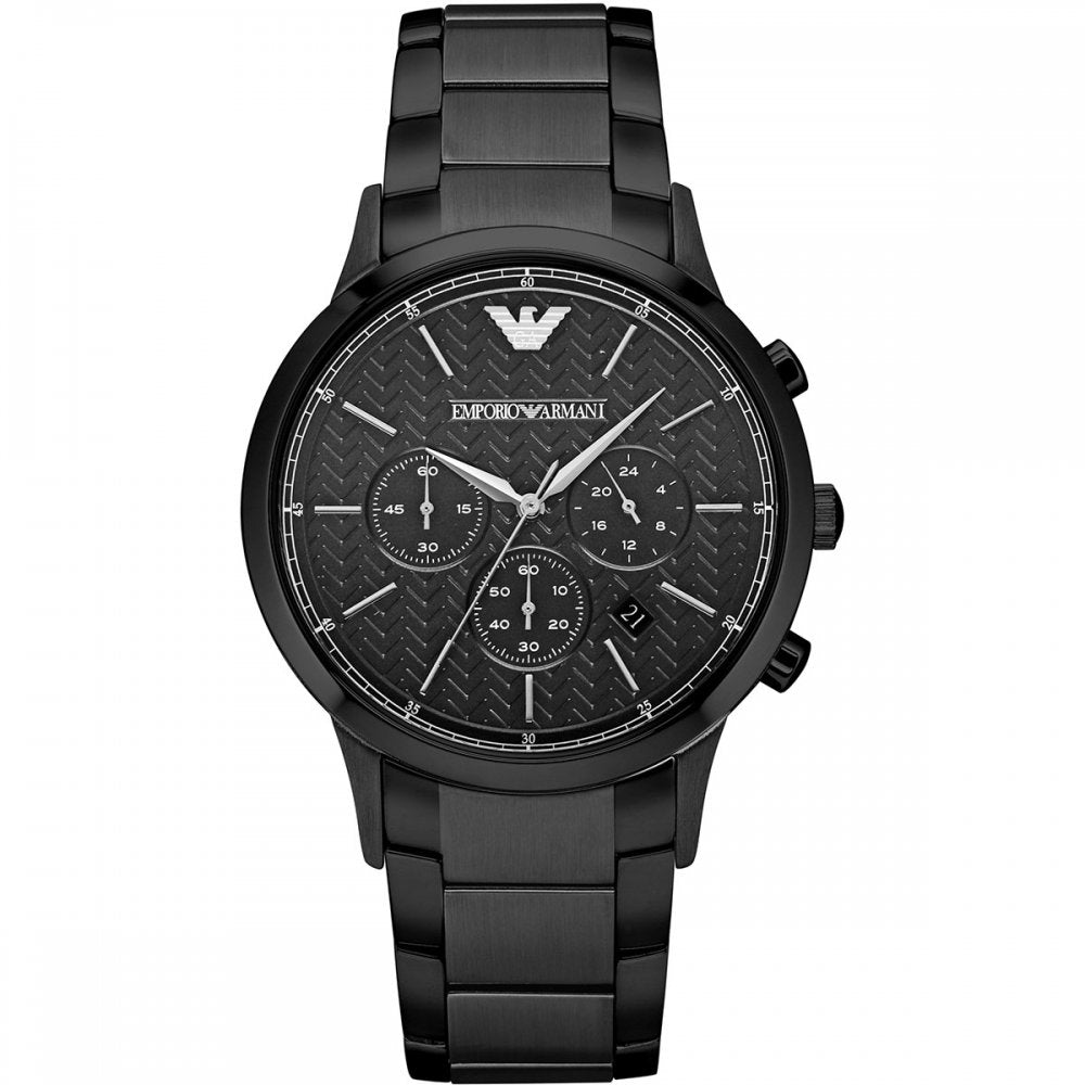 Emporio Armani AR2485 Men's Black Metal Watch