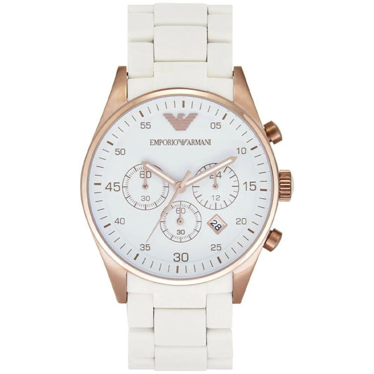 Emporio Armani AR5919 Men's Sportivo Watch White