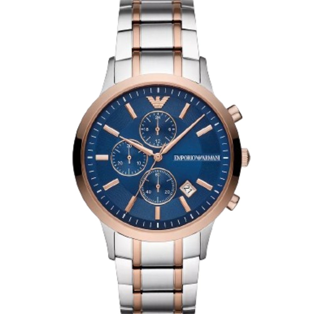 Emporio Armani AR80025 Two-Tone Chronograph Men's Watch
