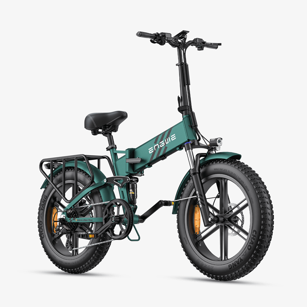 Engwe Engine Pro 2.0 750W 20-Inch Fat Tire Foldable Electric Mountain Bike with Torque Sensor and 48V 16Ah Battery