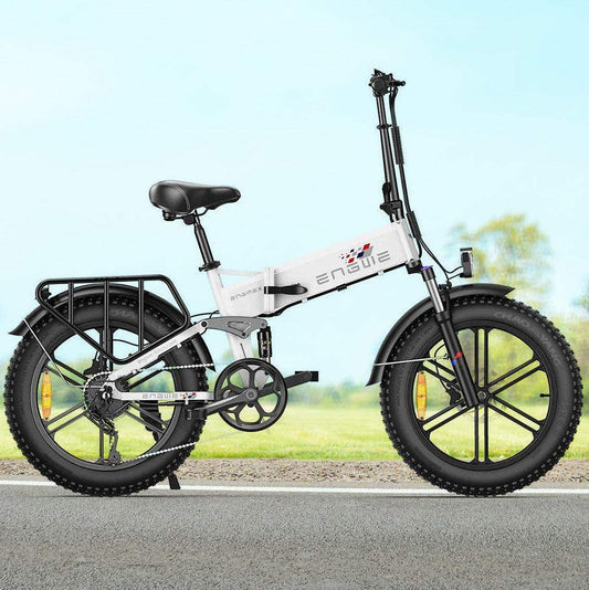 Engwe Engine X 250W 20-Inch Fat Tire Foldable Electric Mountain Bike with 48V 13Ah 624Wh Battery