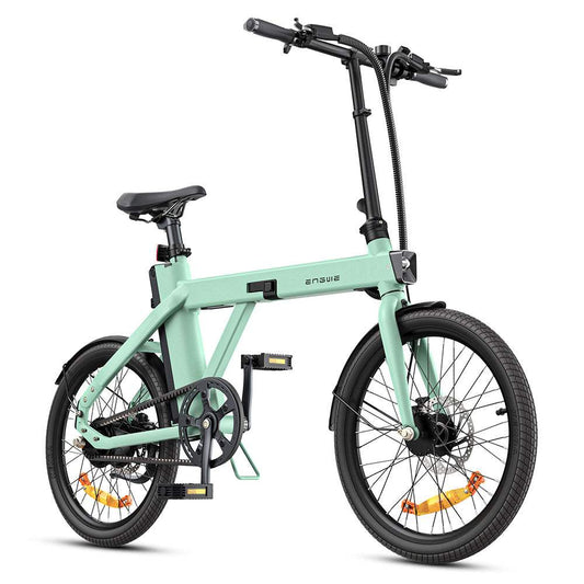 Engwe P20 250W 20-Inch Foldable City Commuter E-Bike with Belt Drive, Torque Sensor, and 36V 9.6Ah Battery