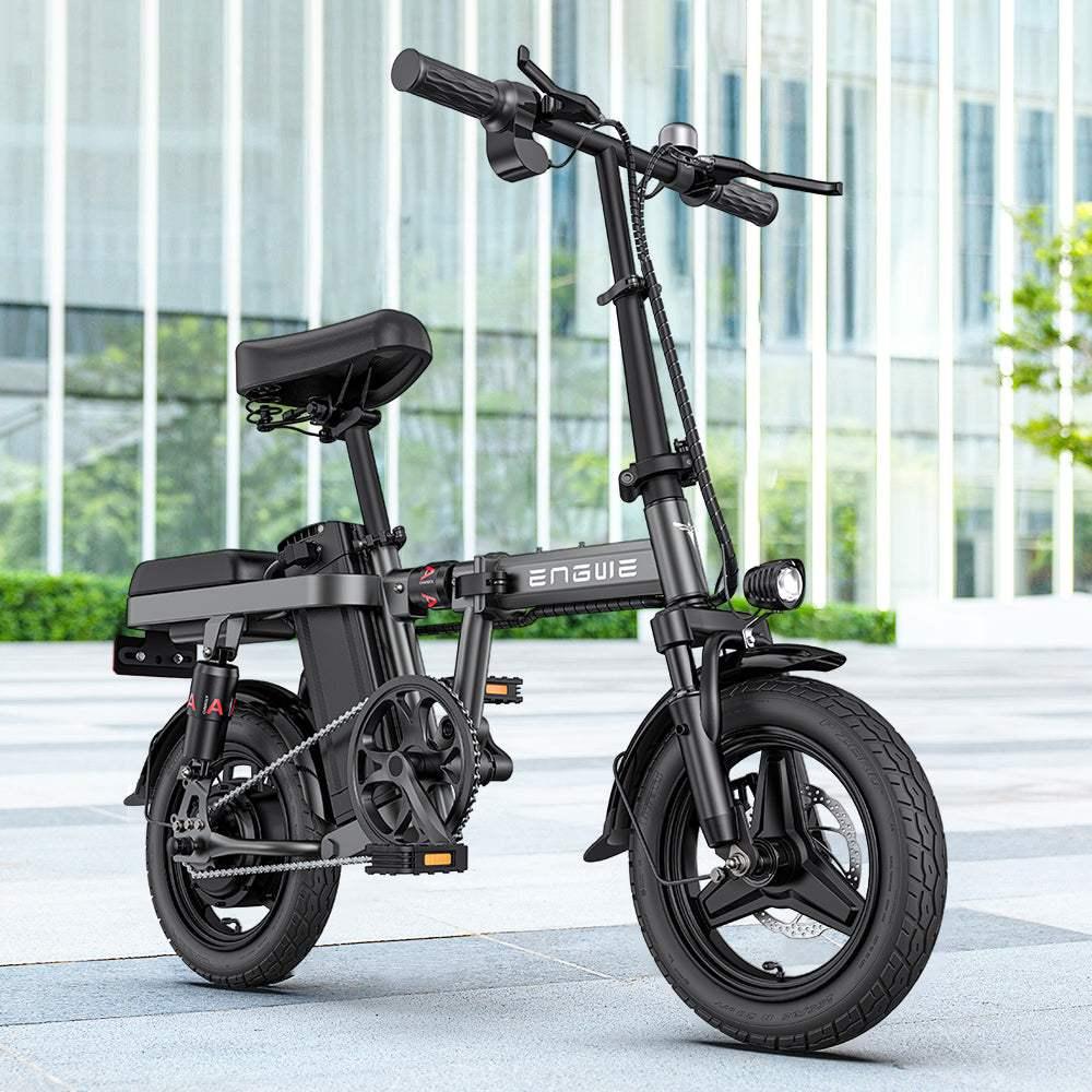 Engwe T14 250W 14-Inch Folding Electric Trekking Mini E-Bike with 48V 10Ah Battery