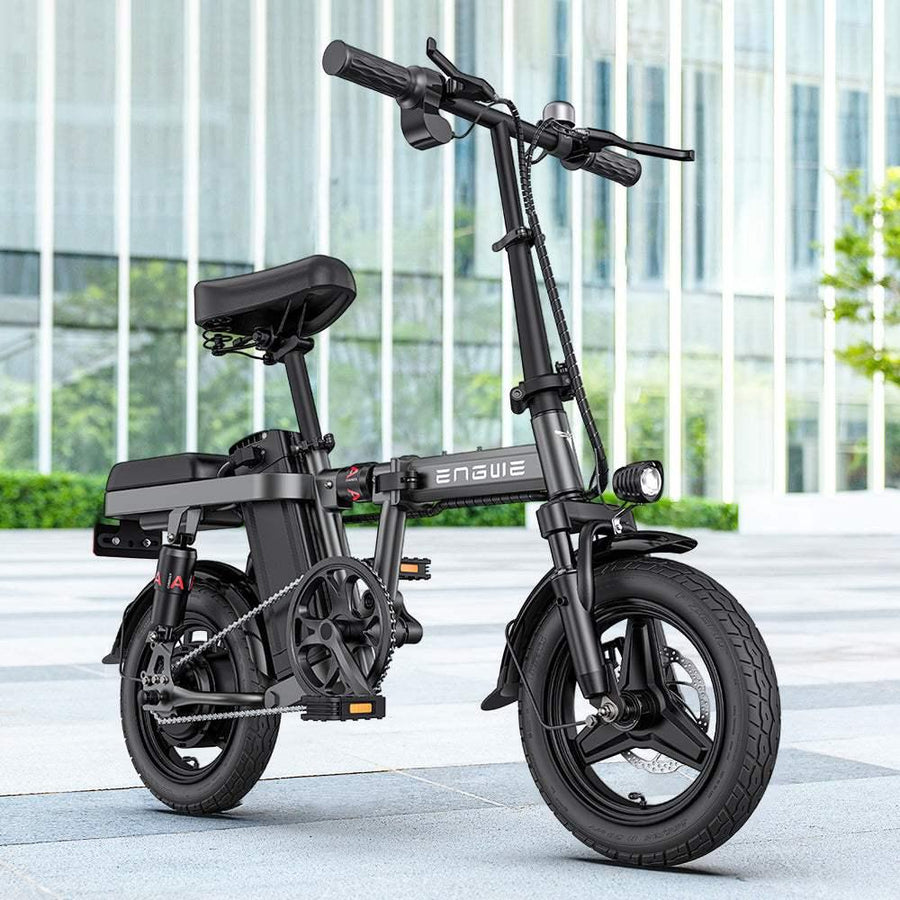 Engwe T14 250W 14-Inch Folding Electric Trekking Mini E-Bike with 48V 10Ah Battery