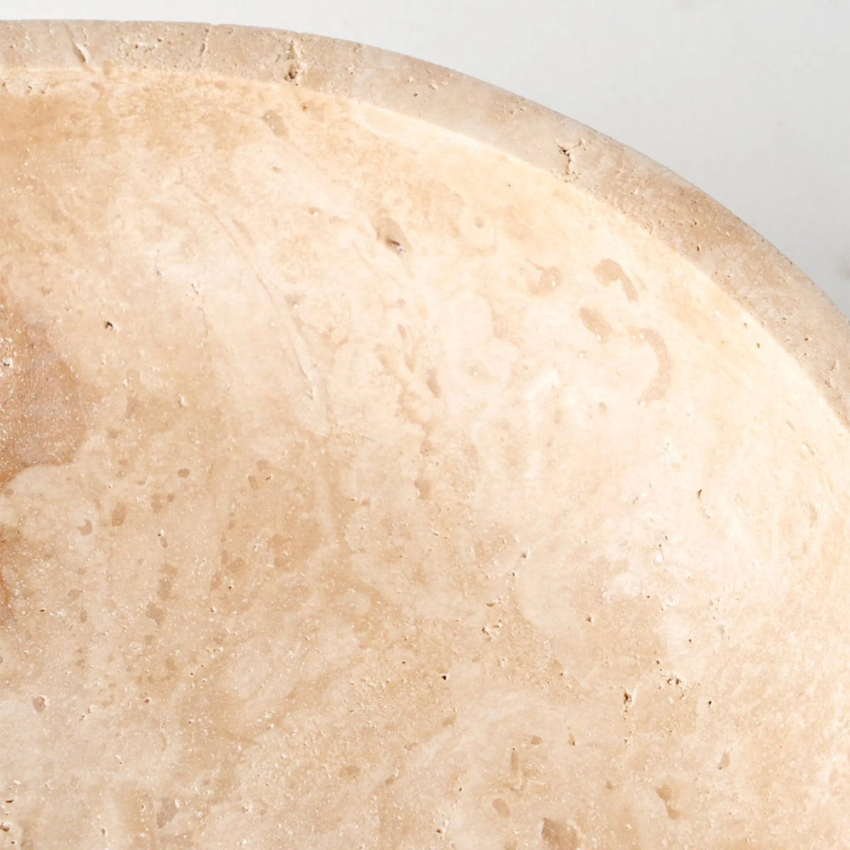 Ephesus Travertine Pedestal Serving Bowl
