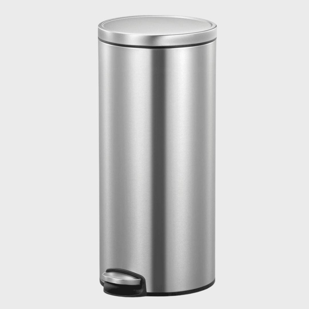 EKO Eva Kitchen Pedal Bin, 30L Stainless Steel