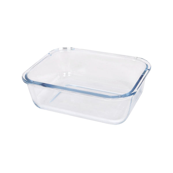 Rectangular Glass Cake Dish - 17cm x 12.5cm