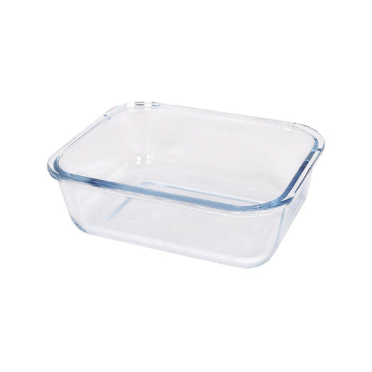 Rectangular Glass Cake Dish - 17cm x 12.5cm
