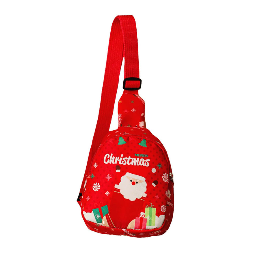 Festive Sling Backpack Purse - Red