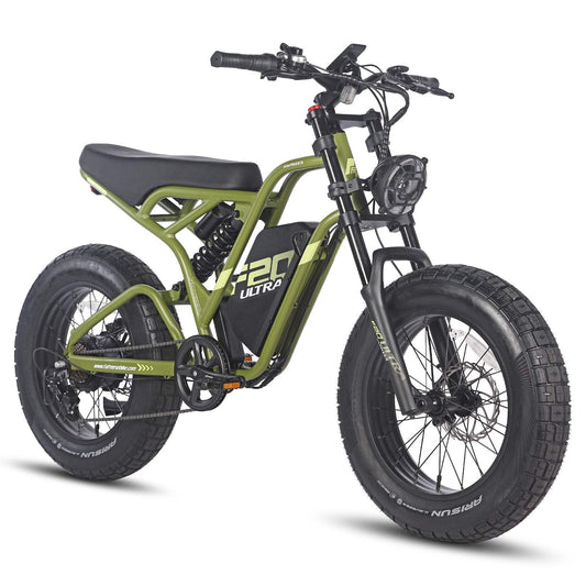Fafrees F20 Ultra 750W 20-Inch Fat Tire Electric Mountain Bike with 48V 25Ah 1200Wh Battery