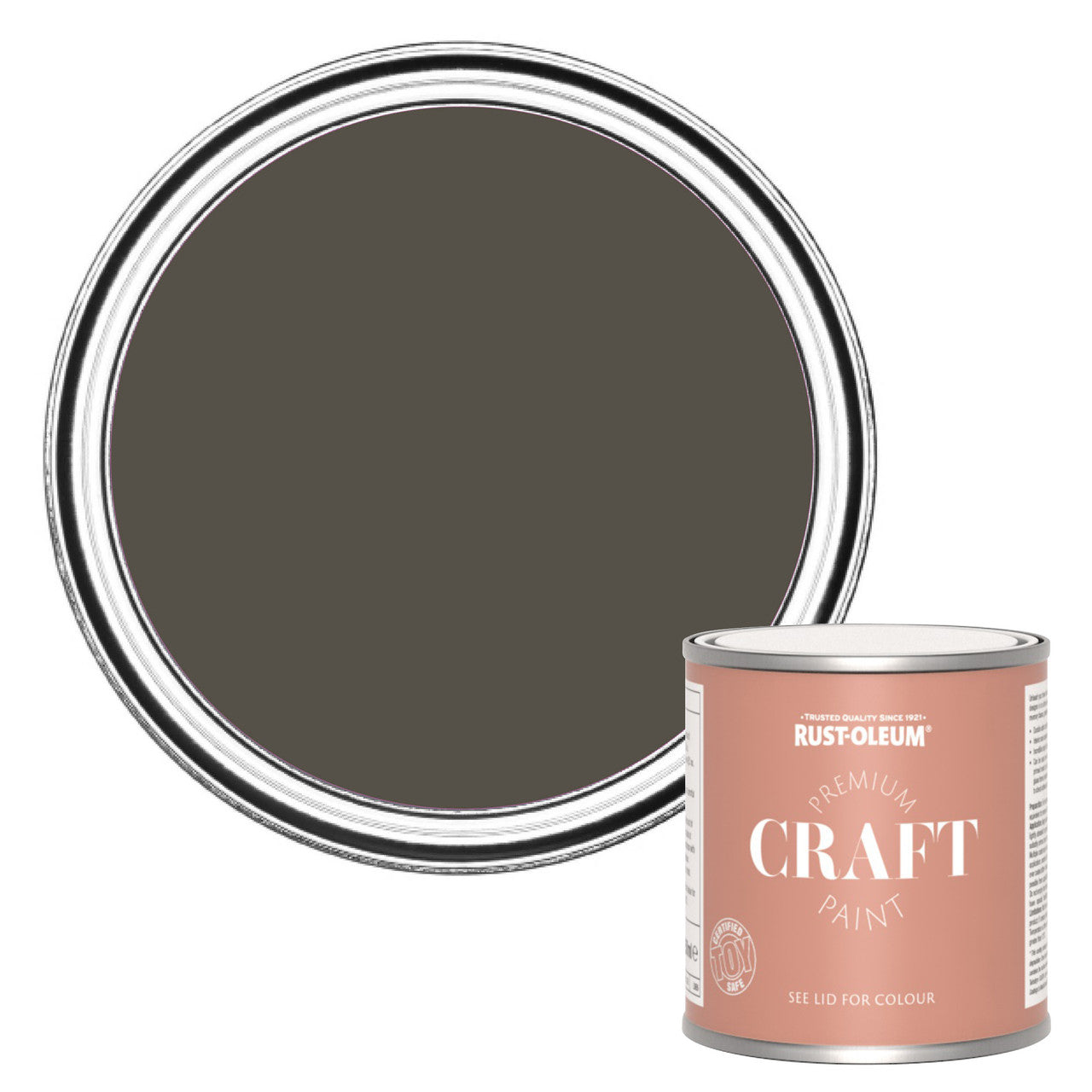 Rust-Oleum Brown Premium Craft Paint - Fallow 250ml