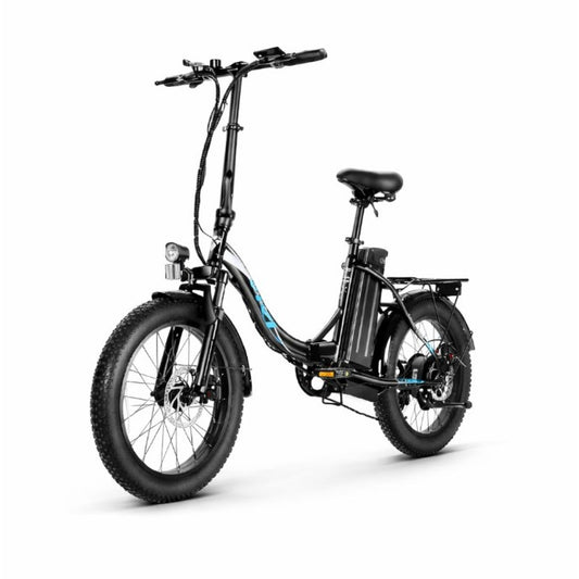 Madat VIVI Faltbares E-Bike mit 250W Motor, 3.0 Zoll Fat Tires und 36V Akku, Schwarz