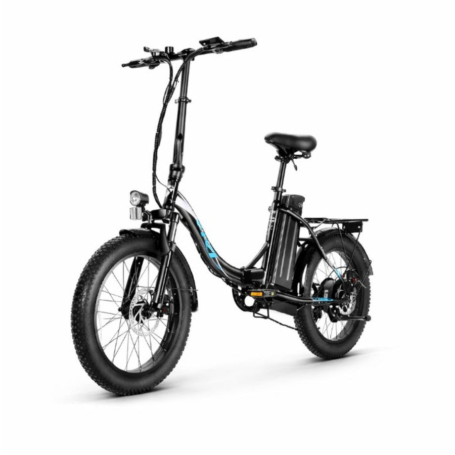 Madat VIVI Faltbares E-Bike mit 250W Motor, 3.0 Zoll Fat Tires und 36V Akku, Schwarz
