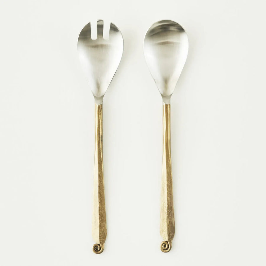 Finta Stainless Steel Salad Serving Set
