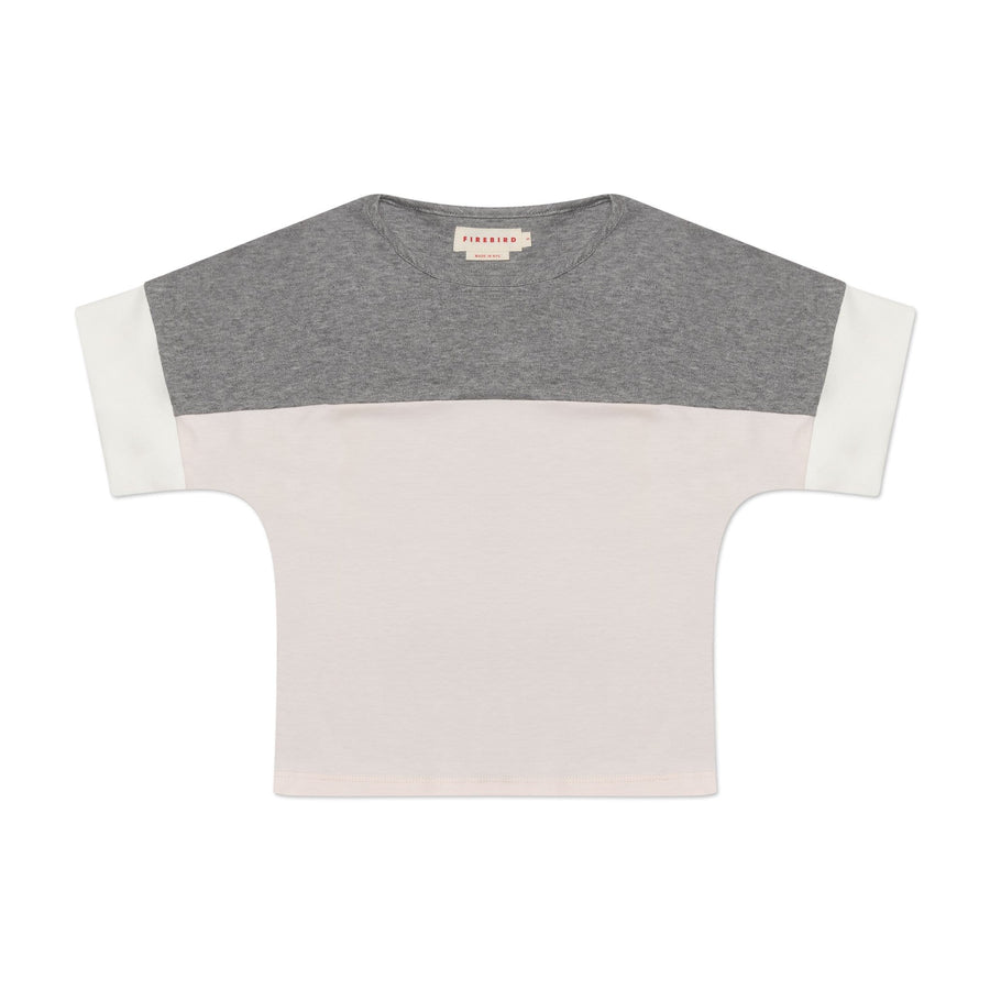 Drop Shoulder Colorblock Tee | Size: 8-9
