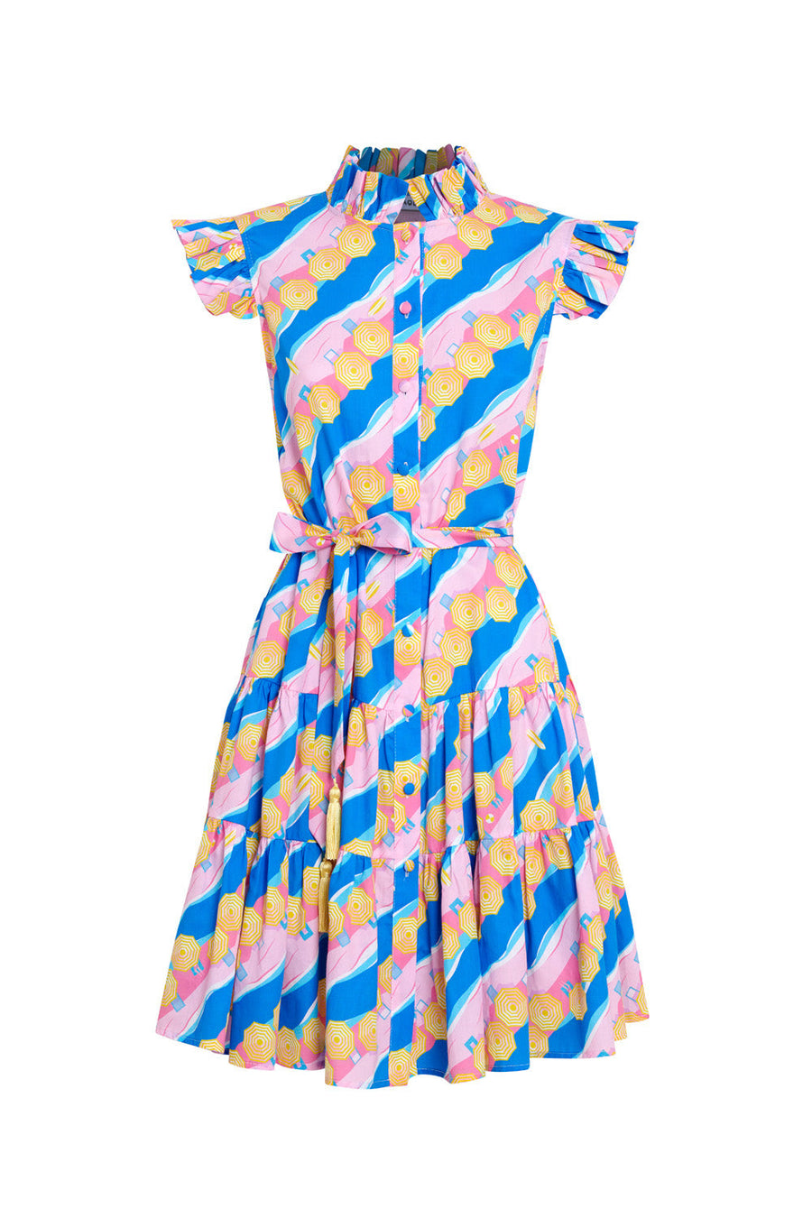 Formentera Short Ruffle Dress - XS