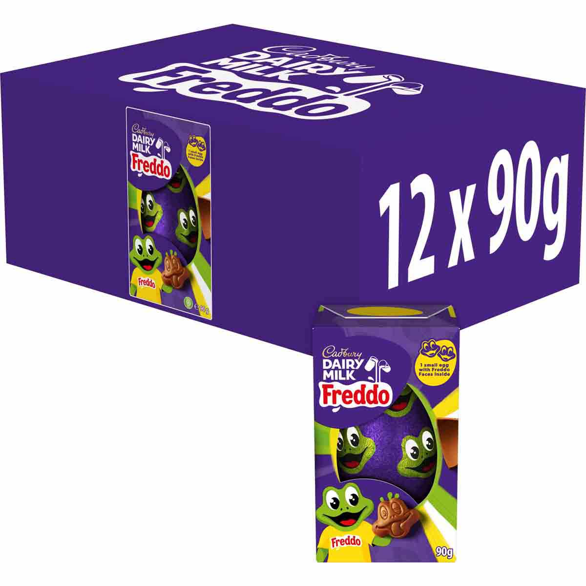 Cadbury Freddo Faces Chocolate Egg 90g (Box of 12)