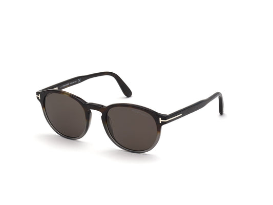 TOM FORD FT0834 DANTE 56A Man Sunglasses Acetate Havana Grey Round Normal
