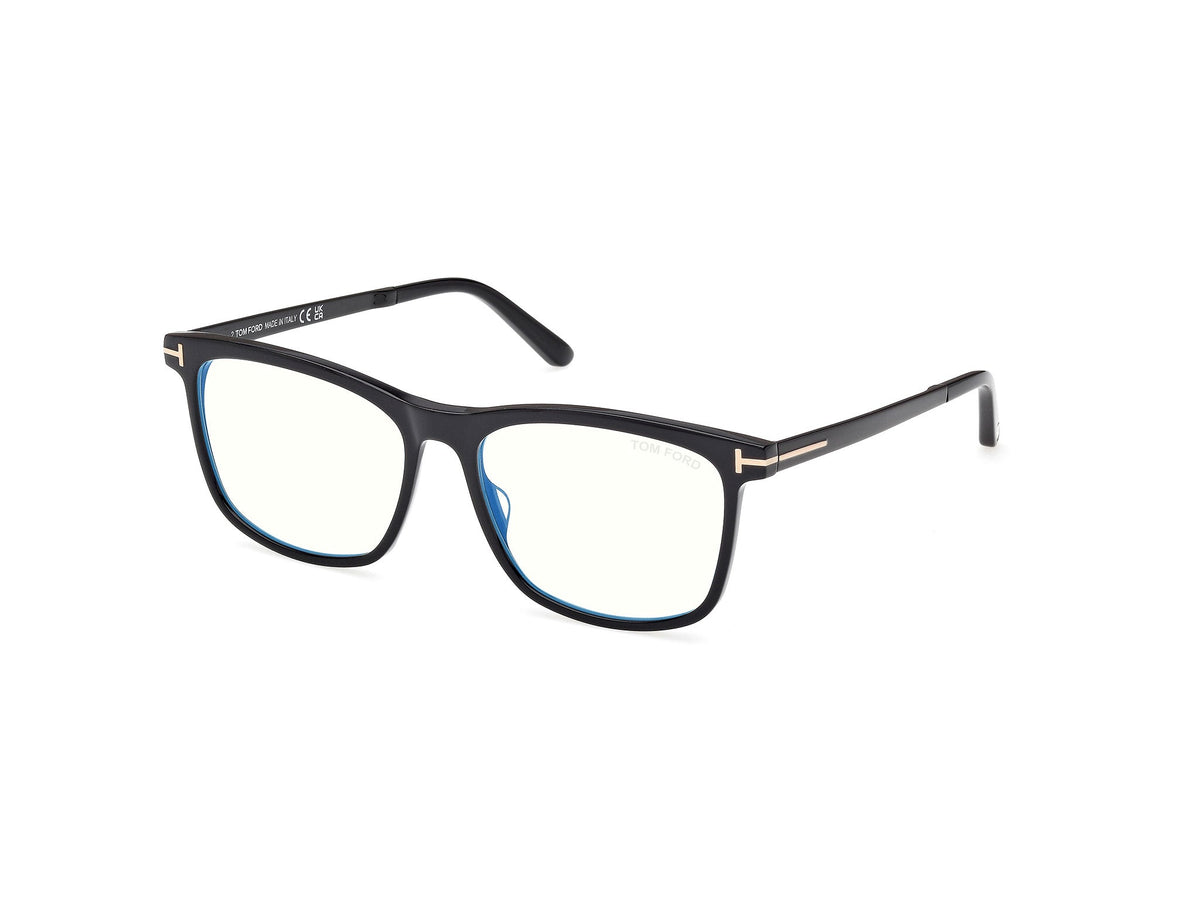 TOM FORD FT6038-B 001 Man Optical frames Acetate Black  Squared Normal