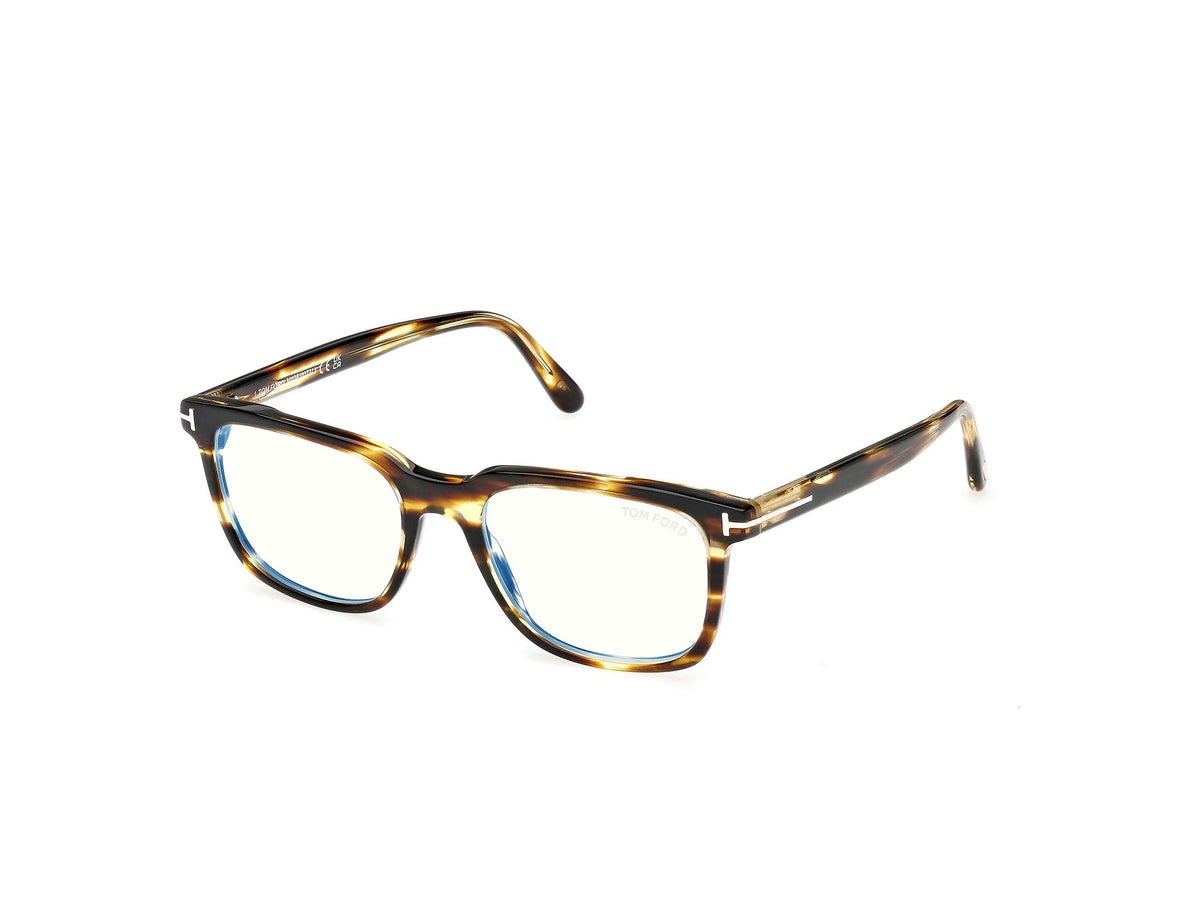 TOM FORD FT6080-B 055 Man Optical frames Acetate Havana  Squared Normal