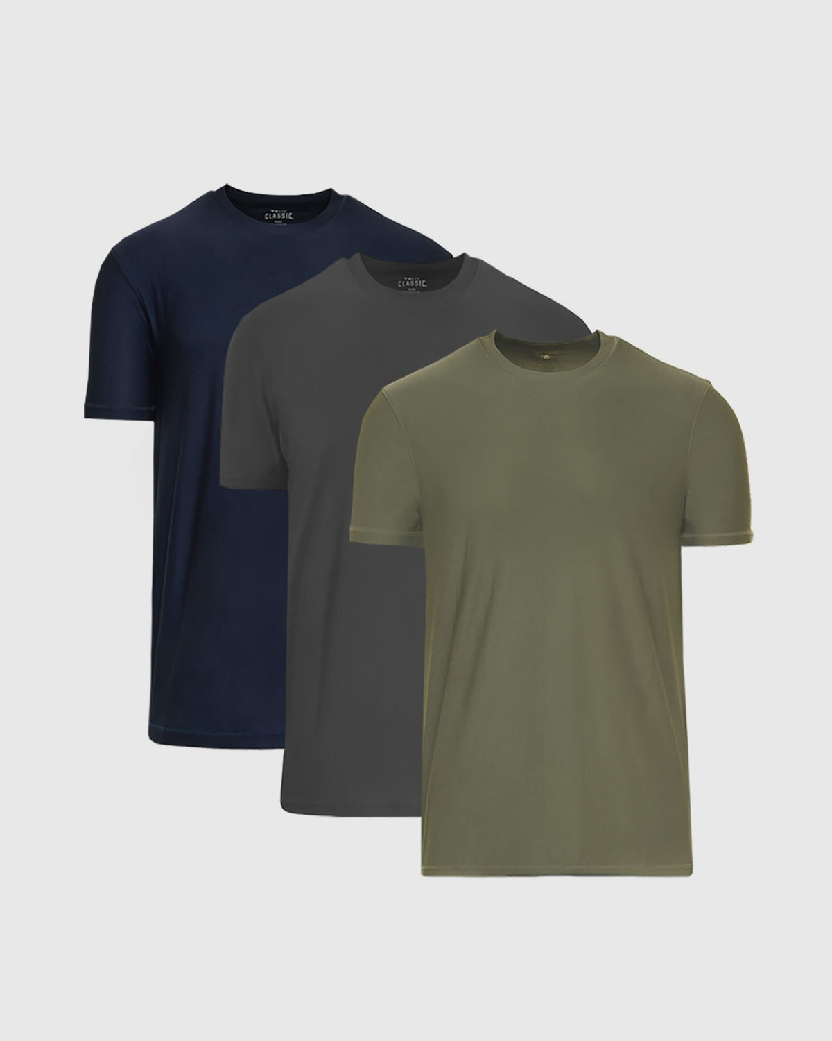 True Classic Fundamental Active Crew 3-Pack | Cotton Blend | Athletic Cut | Medium