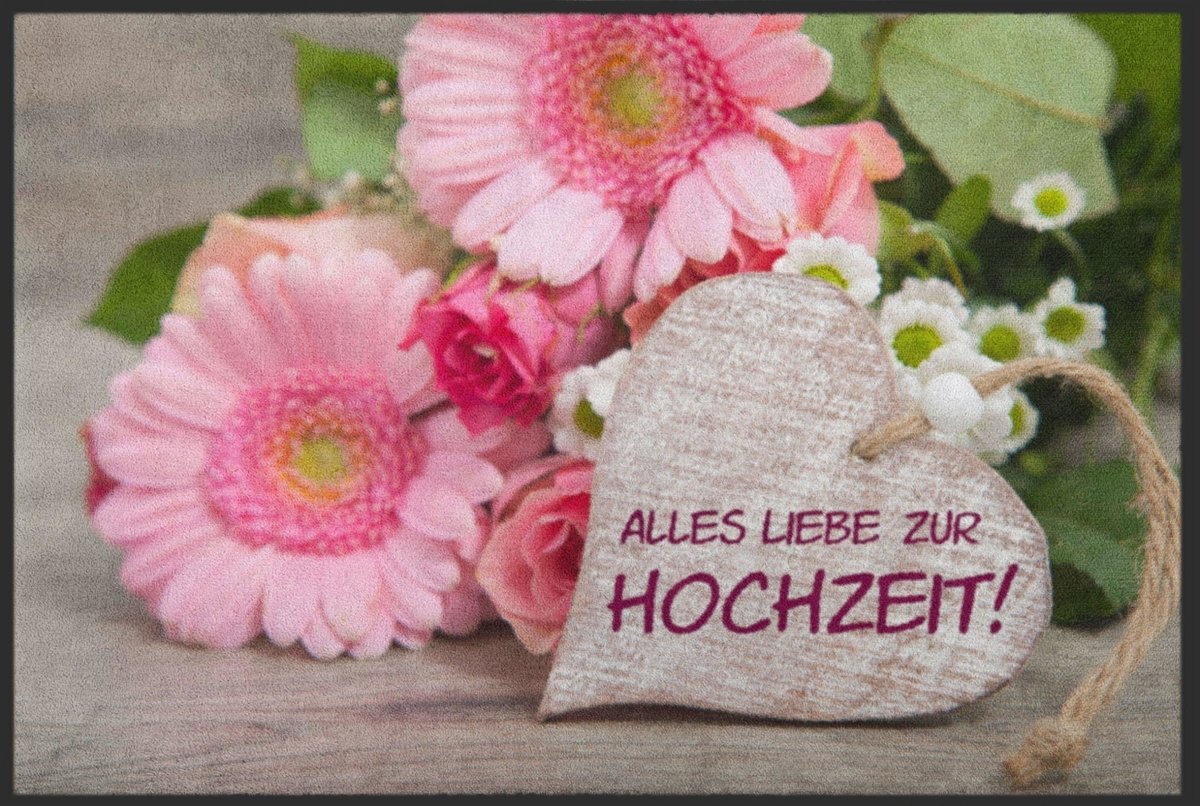 Fussmatte Hochzeit 4282