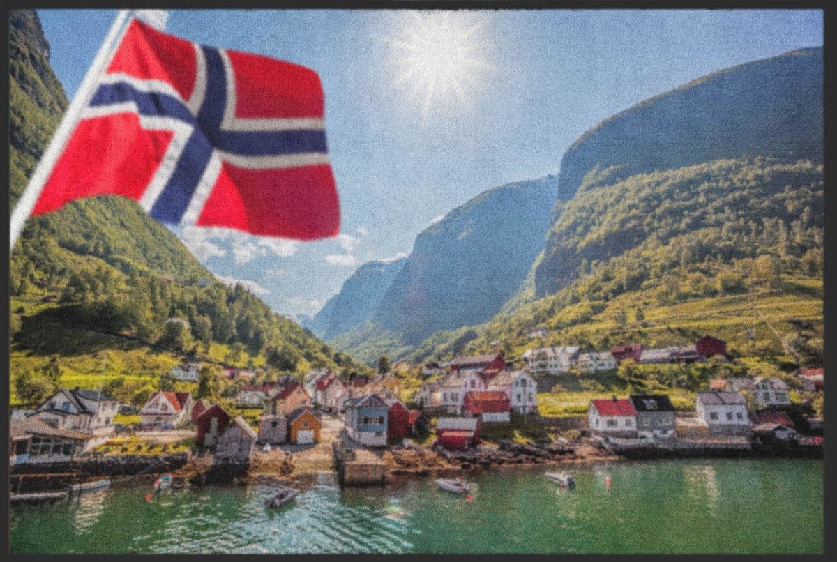 Fussmatte Norwegen 4487