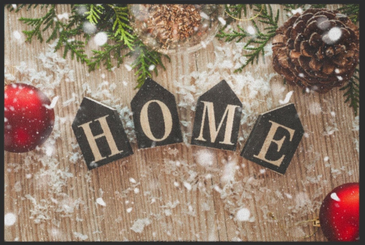 Fussmatte Weihnachten Home 4310