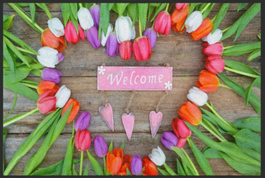 Fussmatte Welcome Tulpen 4328